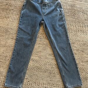 Soft Surroundings denim pull on slim leg Jeans